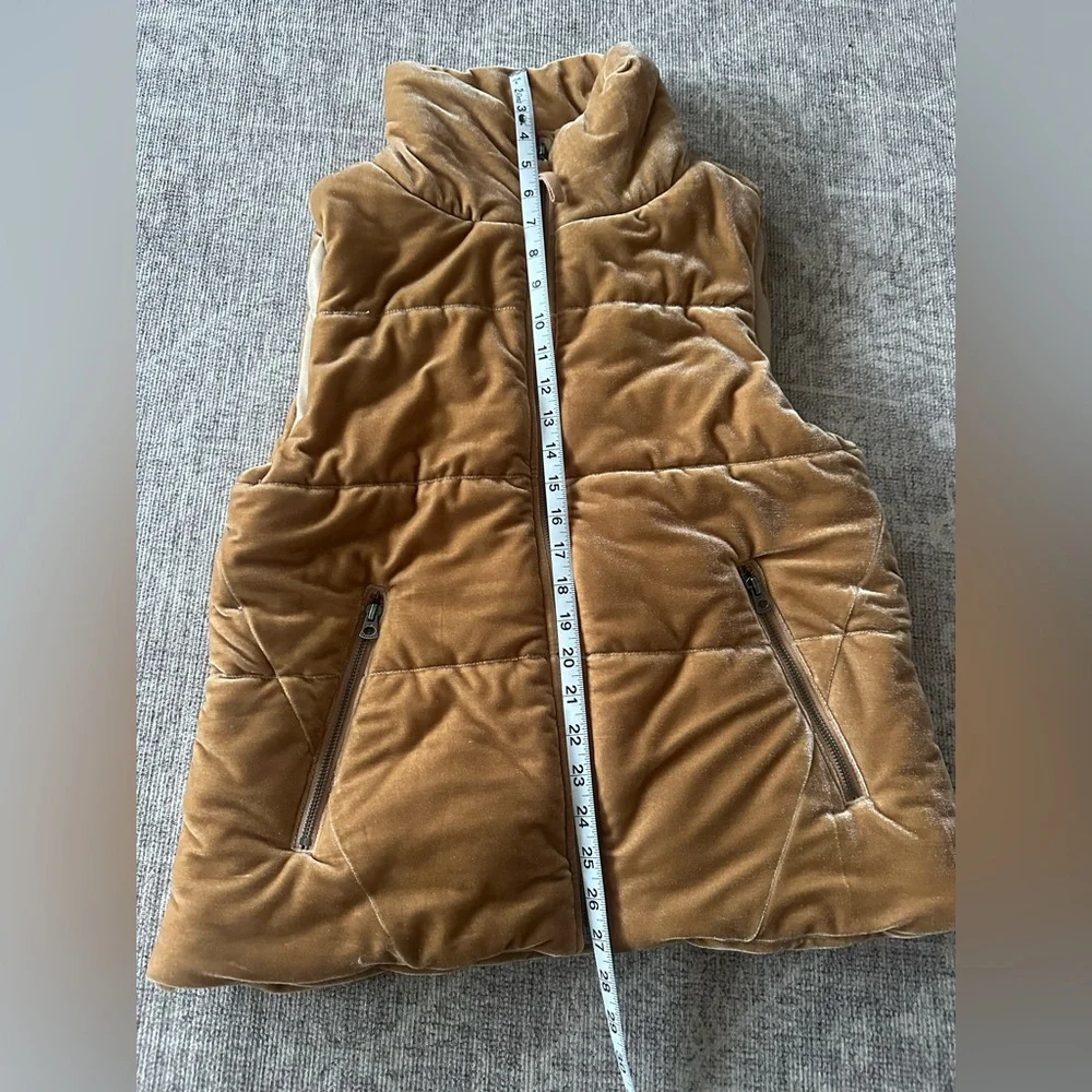 DYLAN Vintage Velvet Puffer Vest Women’s Size Medium - Picture 3 of 12